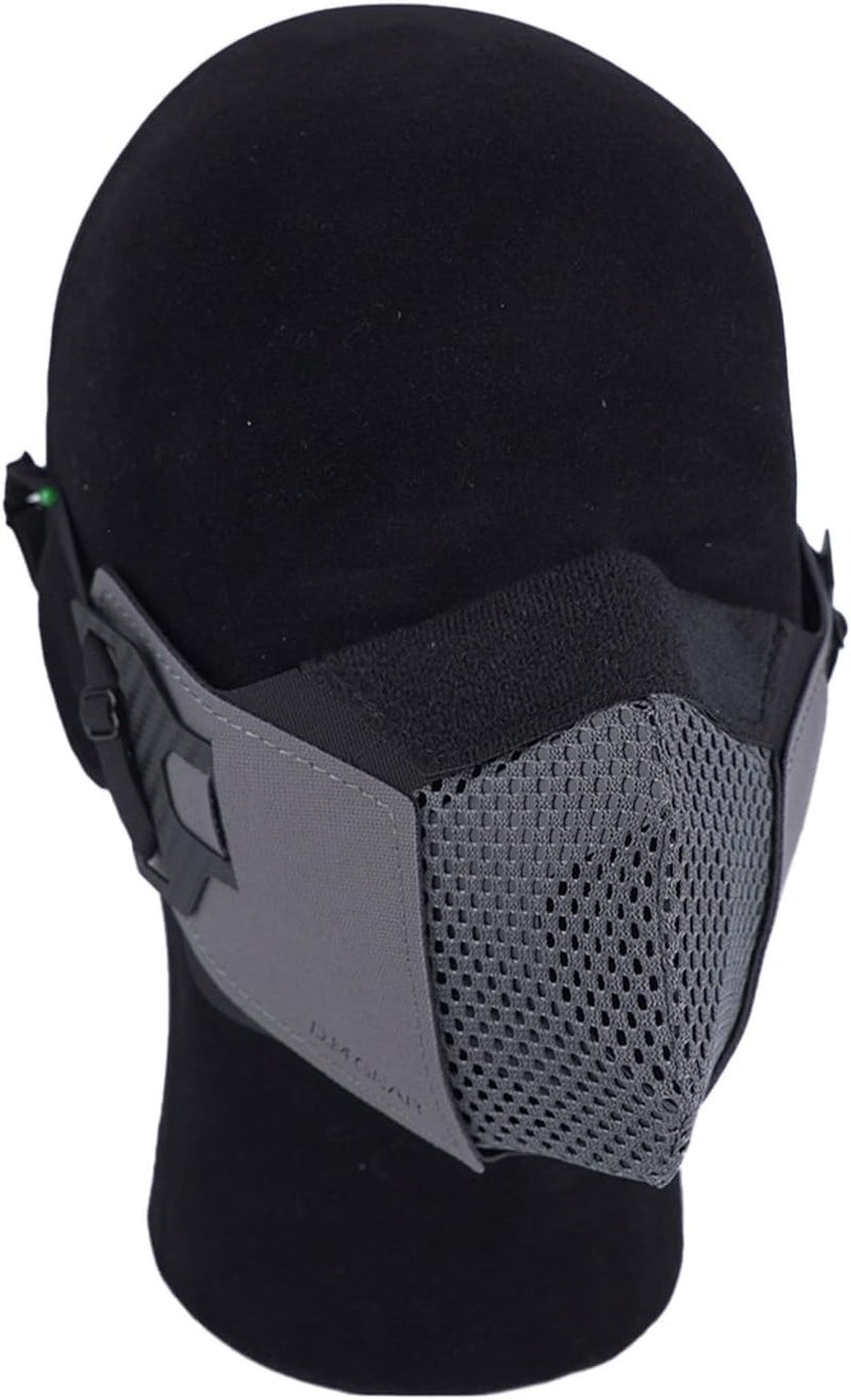 D.M.GEAR Airsoft Mesh Mask,Half Face Mask,Comfortable Adjustable Breathable,Tactical Lower Face Protective Mask for Outdoor - Image 3